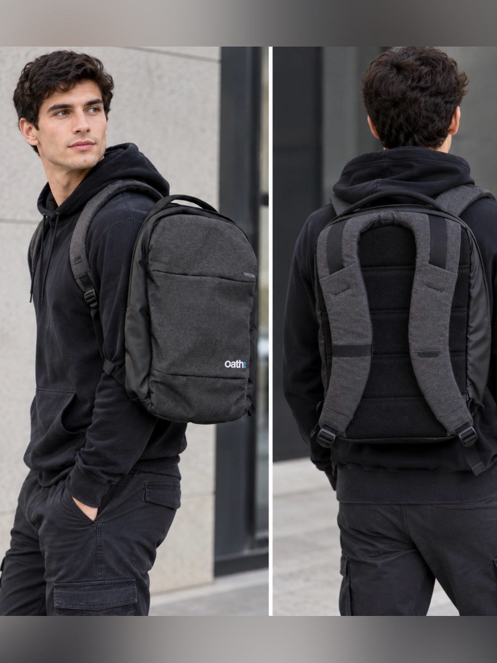 Oath x Incase Black Men's Everyday Backpack